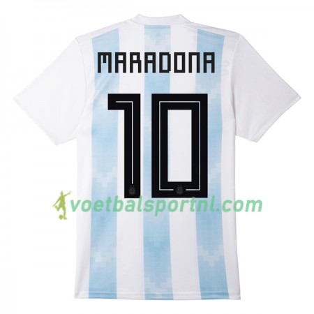 Argentinië Maradona 10 Thuis Shirt WK voetbal 2018